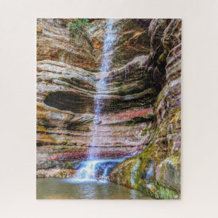St. Louis Canyon, Starved Rock State Park Jigsaw Puzzle