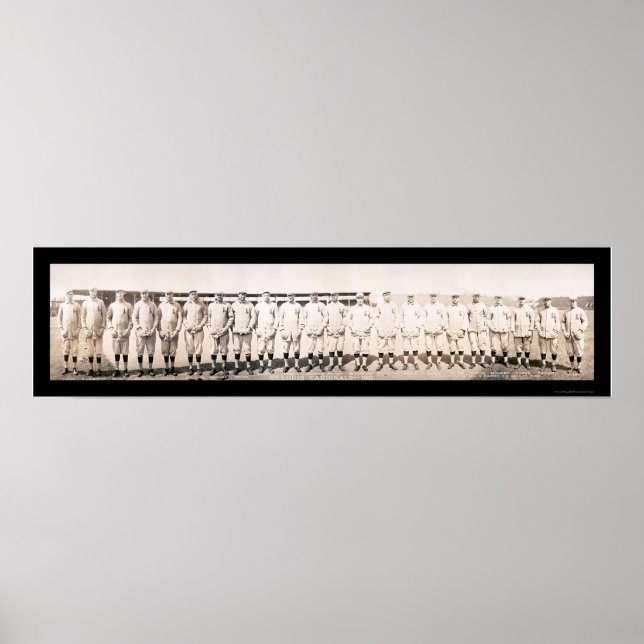 St Louis Cardinals Team Photo 1911 Poster (Front)