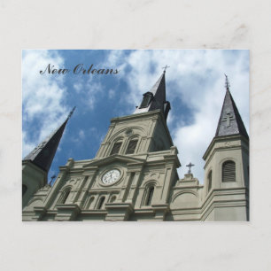 St Louis Cathedral Church in New Orleans Postcard