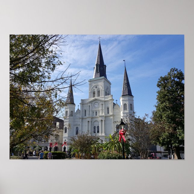 St. Louis Cathedral - French Quarter, New Orleans Poster (Front)