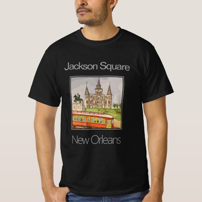 St. Louis Cathedral, Jackson Square, New Orleans T-Shirt (Front)