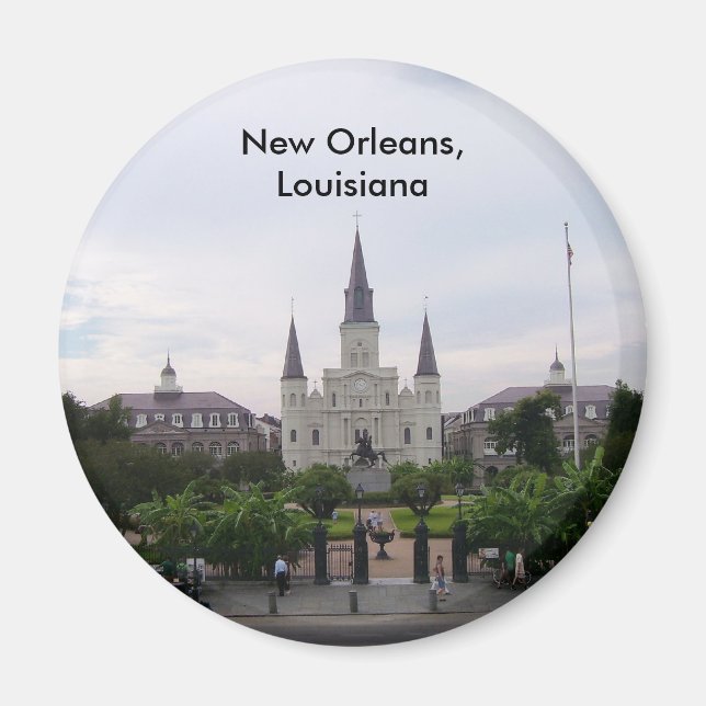 St Louis Cathedral Magnet (Front)