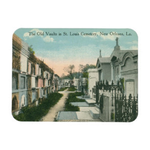 St. Louis Cemetery, New Orleans Vintage Magnet