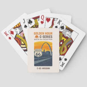St. Louis Centennial Gateway Sunset Deck Playing Cards