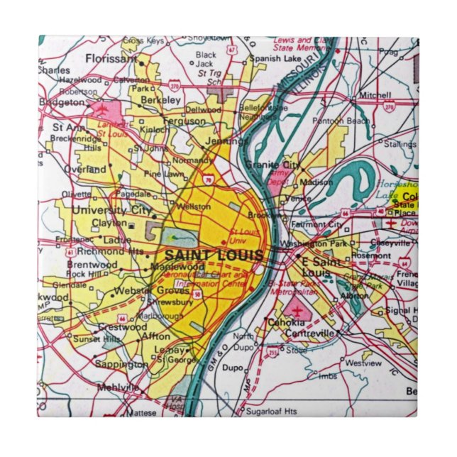 St. Louis Ceramic Tile (Front)