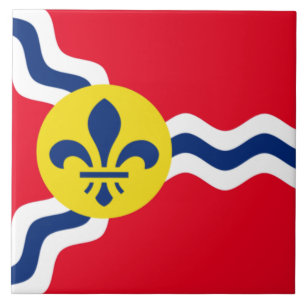 St. Louis city flag Ceramic Tile