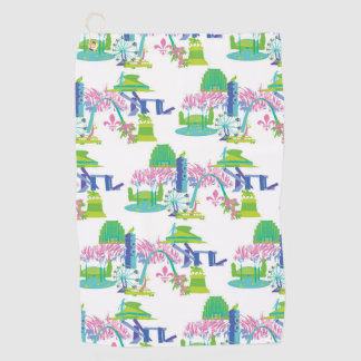 St. Louis City Landmark Golf Towel