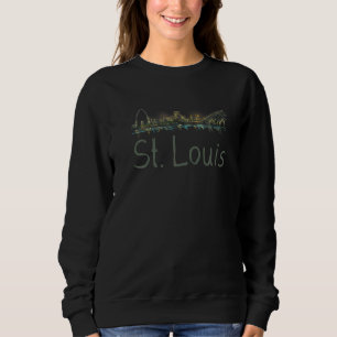 St Louis City Missouri souvenir  for men women  4 Sweatshirt