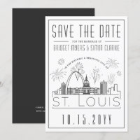 St. Louis City Save the Date | with Fireworks