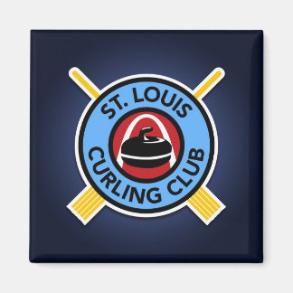 St Louis Curling Club Magnet