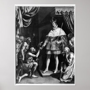 St. Louis Distributing Alms, c.1615-20 Poster