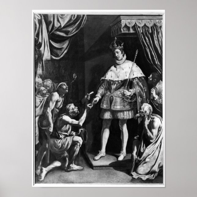 St. Louis Distributing Alms, c.1615-20 Poster (Front)