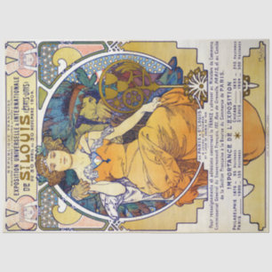 St. Louis Exhibition, Mucha Tissue Paper