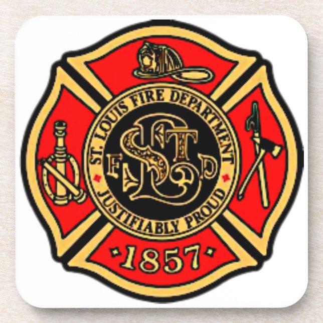 St. LOUIS FIRE DEPARTMENT. Coaster (Front)
