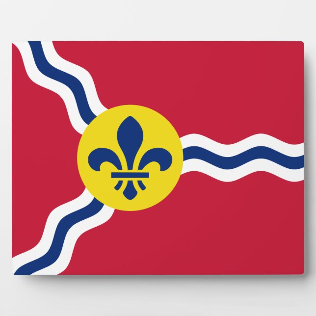 St. Louis Flag Plaque (Front)