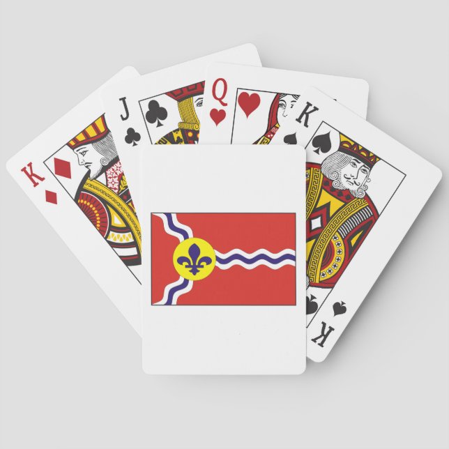 St Louis Flag Playing Cards (Back)