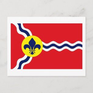 St. Louis Flag Postcard