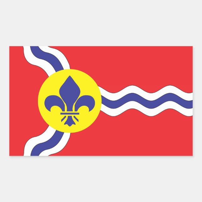 St. Louis flag Rectangular Sticker (Front)