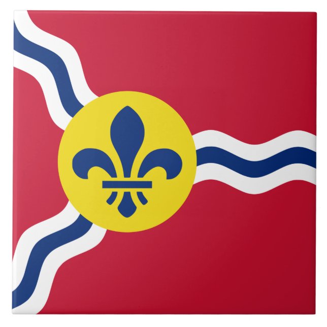 St. Louis Flag Tile (Front)