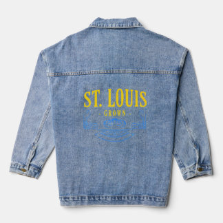 St Louis Grown Missouri American Mo Usa Hometown R Denim Jacket