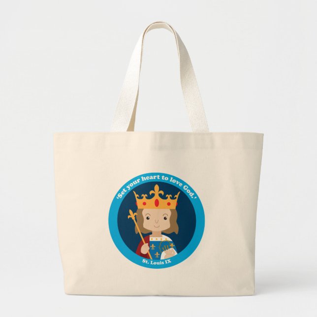 St. Louis IX Large Tote Bag (Front)