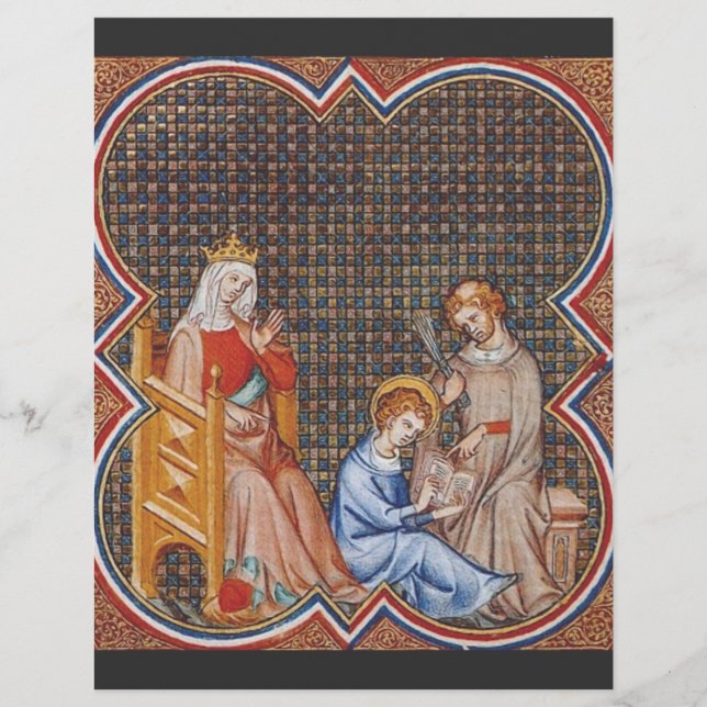 St. Louis IX of France Patron of Kings Art Flyer (Front)