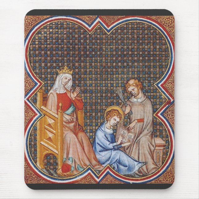 St. Louis IX of France Patron of Kings Art Mouse Pad (Front)