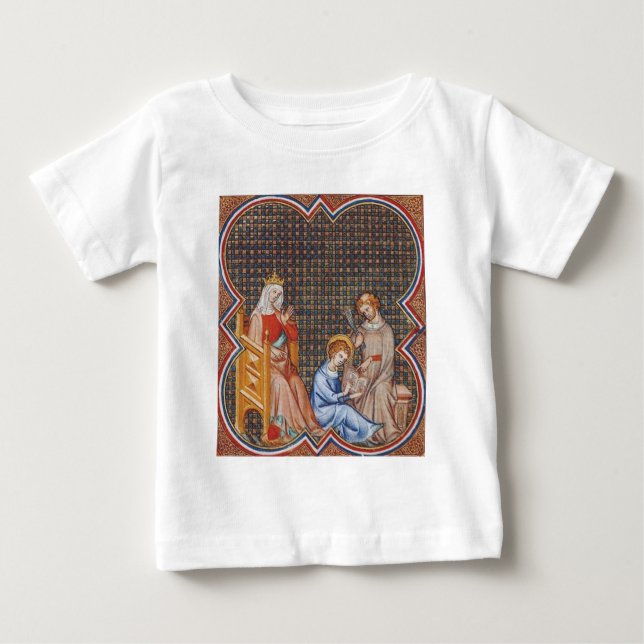 St. Louis IX of France Patron of Kings Baby T-Shirt (Front)