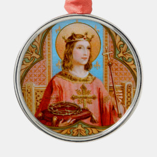 St. Louis IX the King (BK 004) Metal Ornament