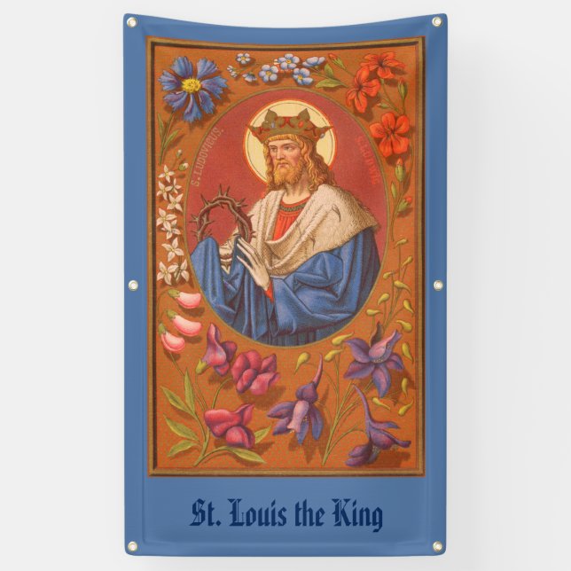 St. Louis IX the King (PM 05) Banner 2 (Vertical)