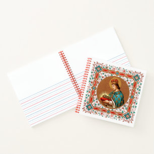 St. Louis IX with Rinceau Border (BK 065) Notebook