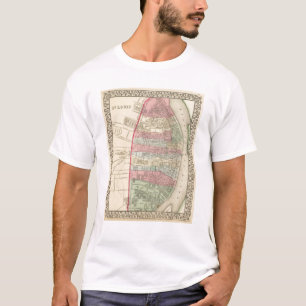 St Louis Map by Mitchell T-Shirt