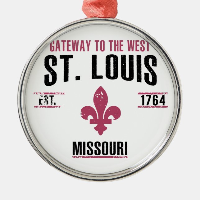 St. Louis Metal Tree Decoration (Front)