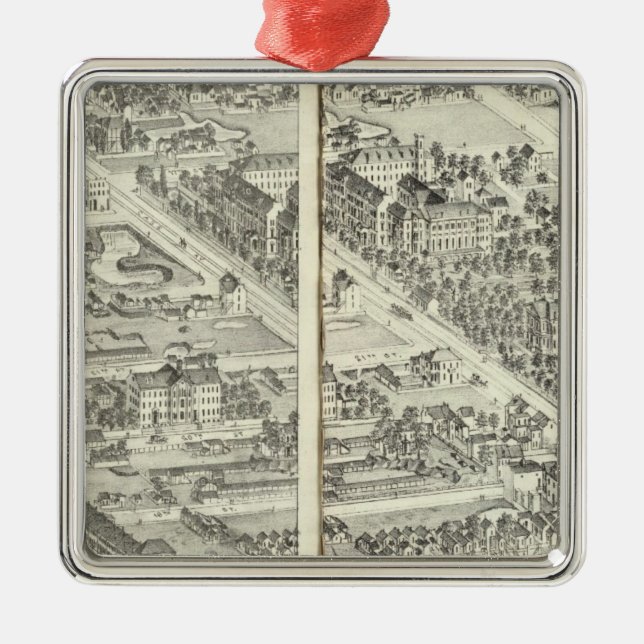 St. Louis, Missouri 14 Metal Ornament (Front)