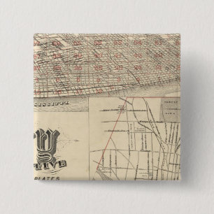 St. Louis, Missouri 15 Cm Square Badge