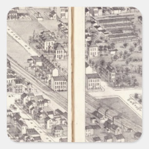 St. Louis, Missouri 17 Square Sticker