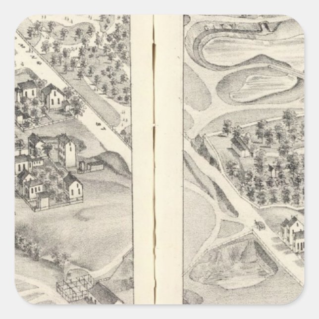 St. Louis, Missouri 18 Square Sticker (Front)