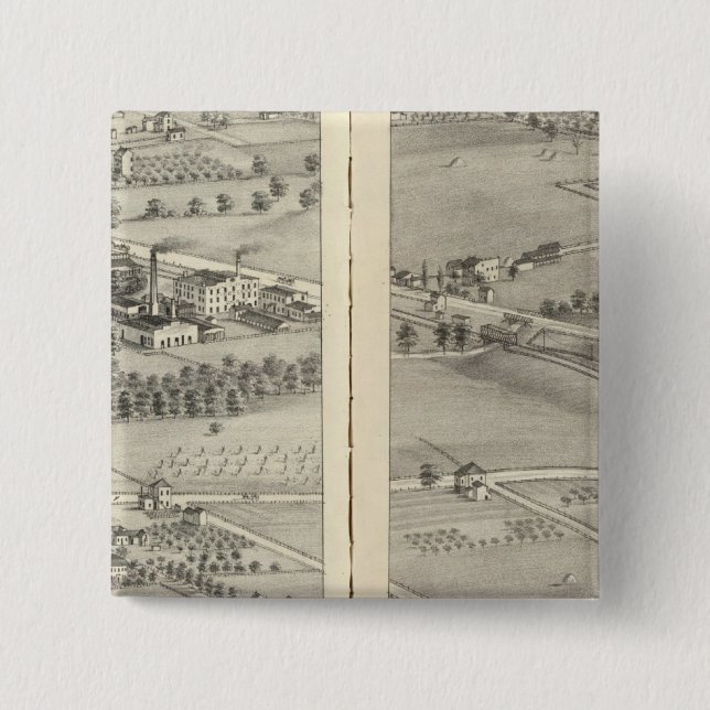 St. Louis, Missouri 2 15 Cm Square Badge (Front)