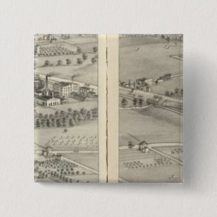 St. Louis, Missouri 2 15 Cm Square Badge