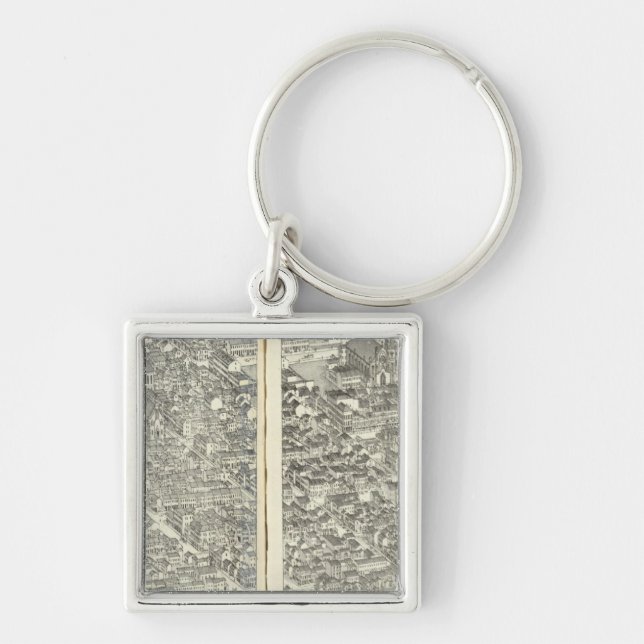 St. Louis, Missouri 4 Key Ring (Front)