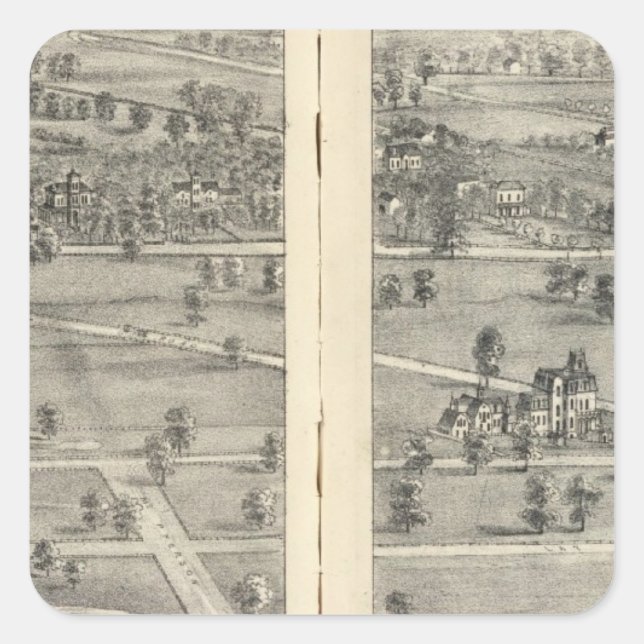 St. Louis, Missouri 5 Square Sticker (Front)