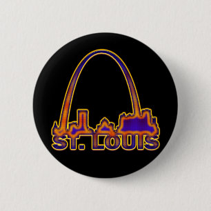 ST. LOUIS, MISSOURI 6 CM ROUND BADGE