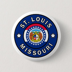 St. Louis Missouri 6 Cm Round Badge