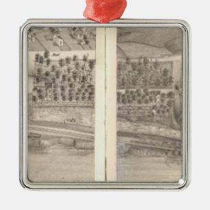 St. Louis, Missouri 6 Metal Tree Decoration