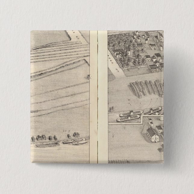 St. Louis, Missouri 8 15 Cm Square Badge (Front)