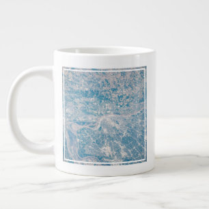 St. Louis, Missouri Along The Mississippi River. Large Coffee Mug