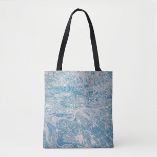 St. Louis, Missouri Along The Mississippi River. Tote Bag