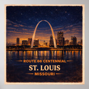 St. Louis Missouri Centennial Poster