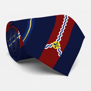 St.Louis (Missouri) city flag Neck Tie