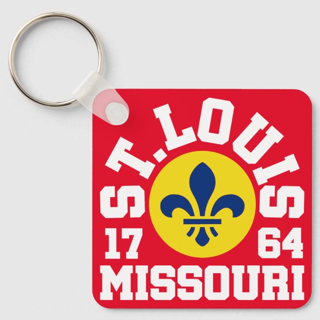St. Louis,Missouri Key Ring (Front)